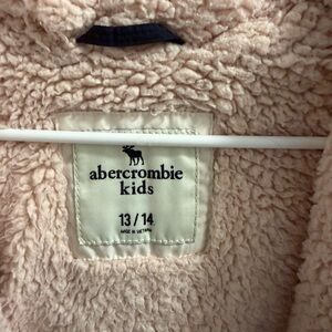 Abercrombie & Fitch Pink Fleece Jacket